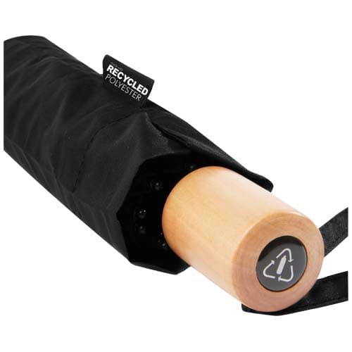Składany wiatroodporny parasol 51 cm z PET z recyklingu Birgit