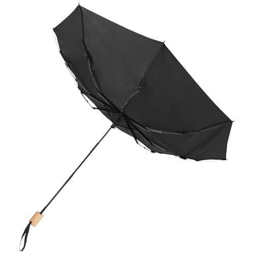 Składany wiatroodporny parasol 51 cm z PET z recyklingu Birgit