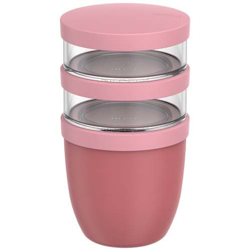 Mepal Ellipse 3-częściowy pojemnik na lunch o pojemności 500 ml + 2 x 200 ml