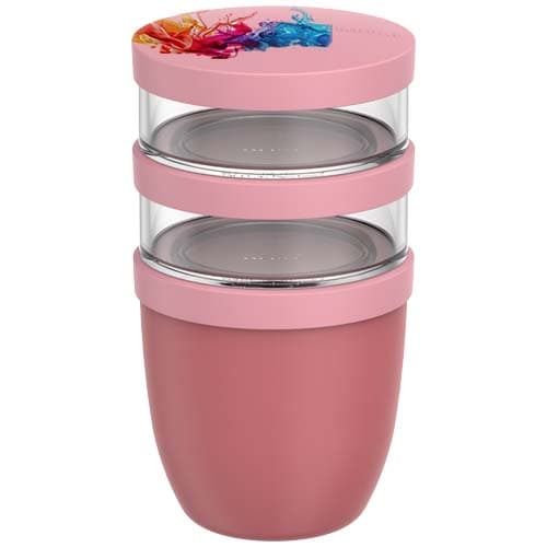 Mepal Ellipse 3-częściowy pojemnik na lunch o pojemności 500 ml + 2 x 200 ml