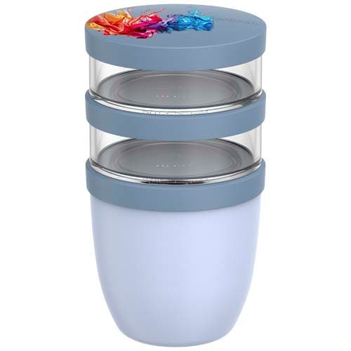 Mepal Ellipse 3-częściowy pojemnik na lunch o pojemności 500 ml + 2 x 200 ml
