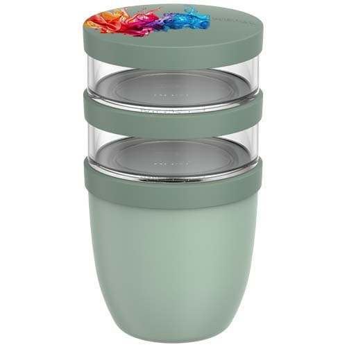 Mepal Ellipse 3-częściowy pojemnik na lunch o pojemności 500 ml + 2 x 200 ml