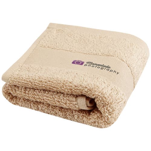 Sophia bawełniany ręcznik kąpielowy o gramaturze 450 g/m² i wymiarach 30 x 50 cm