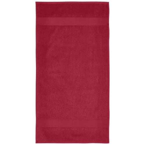 Charlotte bawełniany ręcznik kąpielowy o gramaturze 450 g/m² i wymiarach 50 x 100 cm