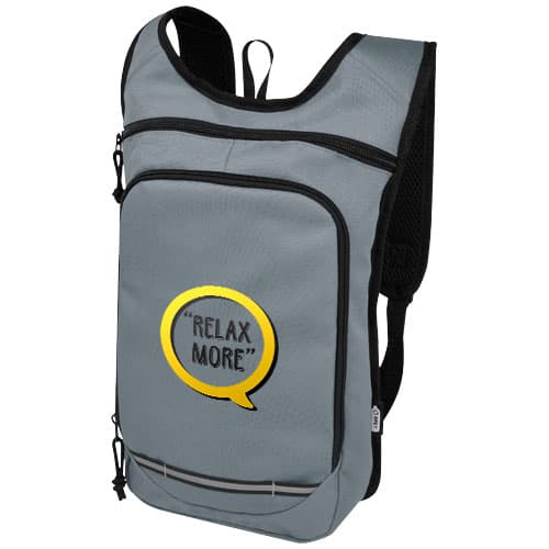 Trails plecak outdorowy, certyfikat GRS, tworzywo RPET, 6,5 l