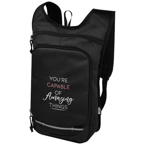 Trails plecak outdorowy, certyfikat GRS, tworzywo RPET, 6,5 l