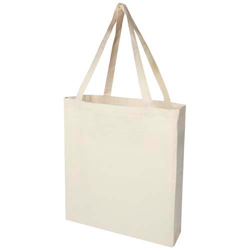 Madras torba na zakupy z bawełny z recyklingu z certyfikatem GRS 140 g/m² z dnem 12L