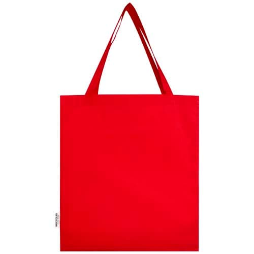 Madras torba na zakupy z bawełny z recyklingu z certyfikatem GRS 140 g/m² z dnem 12L