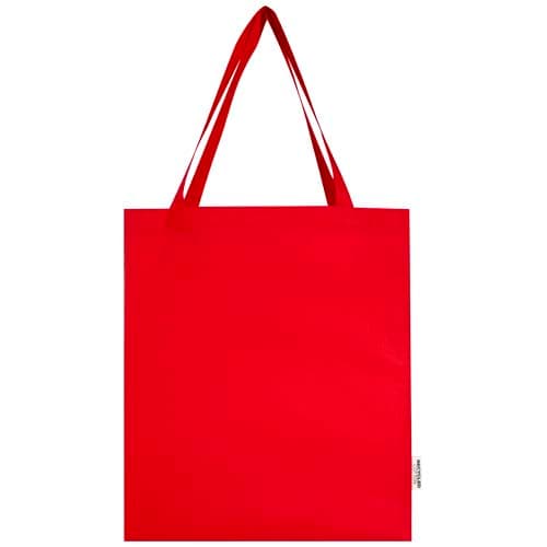Madras torba na zakupy z bawełny z recyklingu z certyfikatem GRS 140 g/m² z dnem 12L