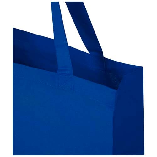 Madras torba na zakupy z bawełny z recyklingu z certyfikatem GRS 140 g/m² z dnem 12L