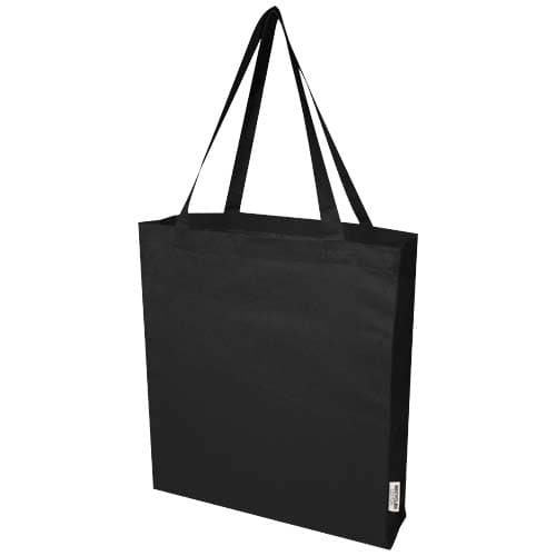Madras torba na zakupy z bawełny z recyklingu z certyfikatem GRS 140 g/m² z dnem 12L