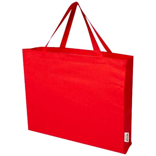 Odessa torba na zakupy z bawełny z recyklingu z certyfikatem GRS 220 g/m² 40L