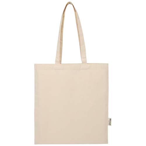 Madras Blend torba na zakupy z bawełny z recyklingu z certyfikatem GRS o gramaturze 140 g/m² i pojemności 7l