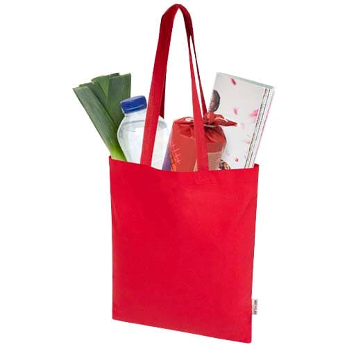 Madras Blend torba na zakupy z bawełny z recyklingu z certyfikatem GRS o gramaturze 140 g/m² i pojemności 7l