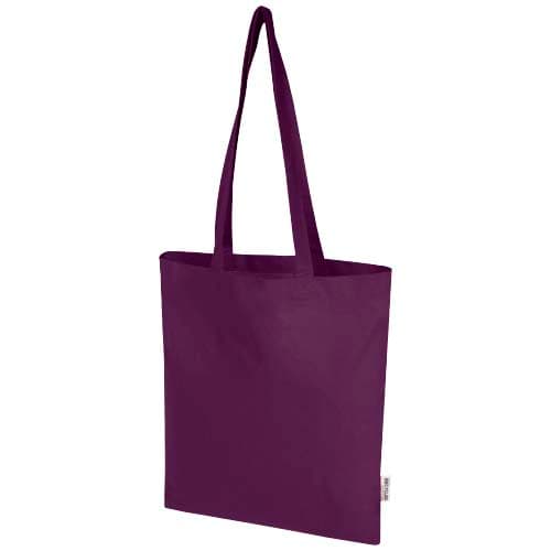 Madras Blend torba na zakupy z bawełny z recyklingu z certyfikatem GRS o gramaturze 140 g/m² i pojemności 7l