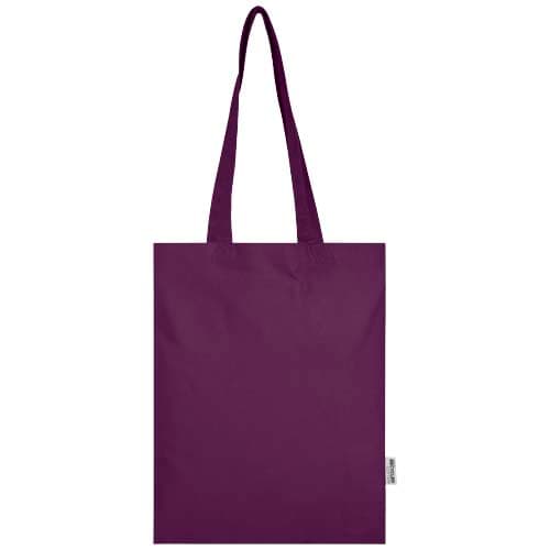 Madras Blend torba na zakupy z bawełny z recyklingu z certyfikatem GRS o gramaturze 140 g/m² i pojemności 7l