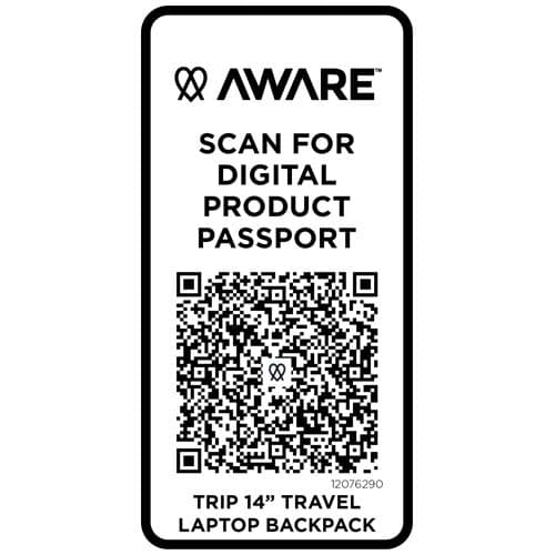 Trip Aware™, plecak na laptopa 14 cali wykonany z materiałów z recyklingu, 9 l