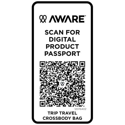 Trip Aware™, torba na ramię wykonana z materiałów z recyklingu, 1 l
