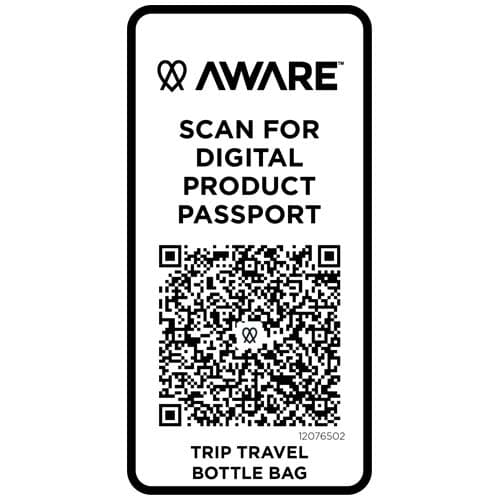 Trip Aware™, torba na butelki wykonana z materiałów z recyklingu, 2 l