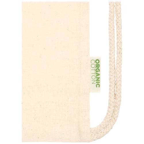 Odisha organiczny sznurowany worek z certyfikatem OCS o gramaturze 100 g/m², 5 l