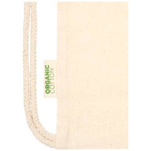 Odisha organiczny sznurowany worek z certyfikatem OCS o gramaturze 100 g/m², 5 l