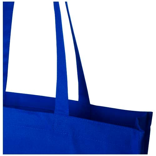Odisha organiczna torba na zakupy z certyfikatem OCS o gramaturze 180 g/m² z pełnym dnem, 14 l