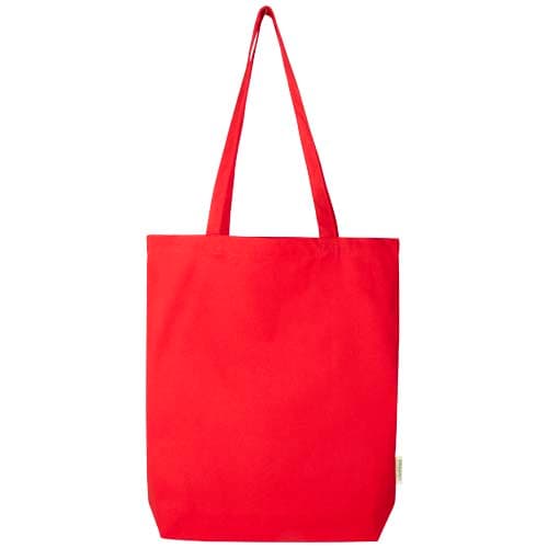 Odisha organiczna torba na zakupy z certyfikatem OCS o gramaturze 270 g/m², 10 l