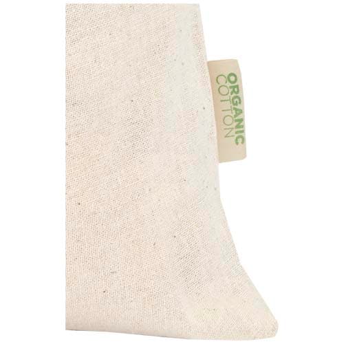 Odisha organiczna torba prezentowa z certyfikatem OCS o gramaturze 140 g/m² — 30 x 25 cm
