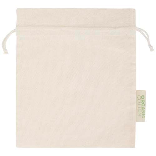 Odisha organiczna torba prezentowa z certyfikatem OCS o gramaturze 140 g/m² — 30 x 25 cm