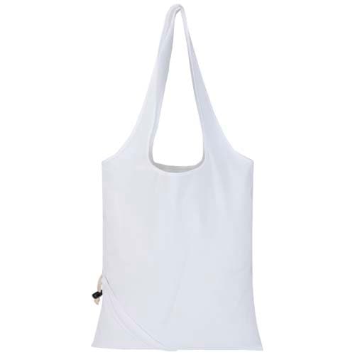 Madras Blend - torba na zakupy, wykonana z recyklingowanej baweły o gramaturze 140 g/m² posiadającej certyfikat GRS, składana