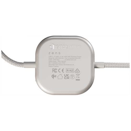 Zens Pro 2 kabel ładujący USB-C 2 w 1 o mocy 140 W