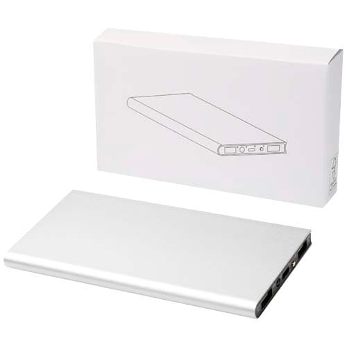 Aluminiowy powerbank Plate 8000 mAh
