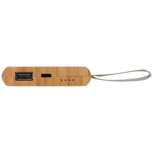 Powerbank Tulda o pojemności 5 000 mAh wykonany z bambusa