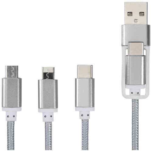 Kabel do ładowania 5 w 1 z podwójnym wejściem Versatile