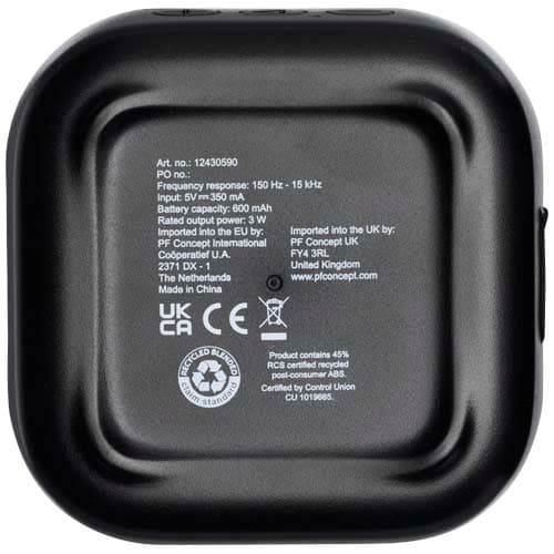 Stark głośnik Bluetooth® 2.0 o mocy 3 W z tworzyw sztucznych pochodzących z recyklingu z certyfikatem RCS