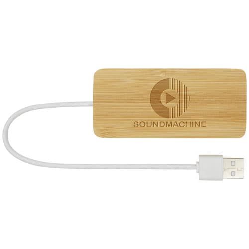 Tapas bambusowy koncentrator USB