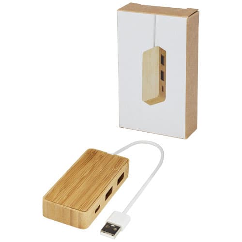 Tapas bambusowy koncentrator USB