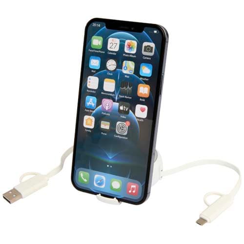 Alasia zwijany kabel do synchronizacji danych i szybkiego ładowania 5 w 1 45 W o długości 100 cm z tworzyw sztucznych i alumi