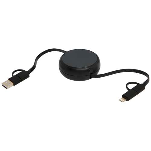 Alasia zwijany kabel do synchronizacji danych i szybkiego ładowania 5 w 1 45 W o długości 100 cm z tworzyw sztucznych i alumi