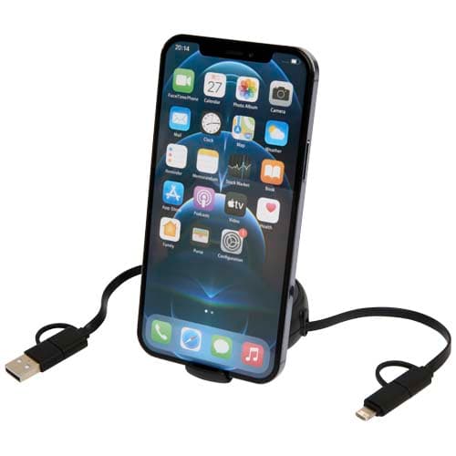 Alasia zwijany kabel do synchronizacji danych i szybkiego ładowania 5 w 1 45 W o długości 100 cm z tworzyw sztucznych i alumi