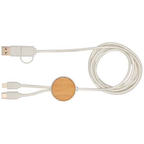 Chechia kabel do synchronizacji danych i szybkiego ładowania 5 w 1 27 W o długości 150 cm z tworzyw sztucznych pochodzących z