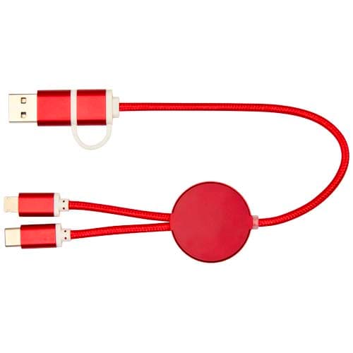 Alasia kabel do synchronizacji danych i szybkiego ładowania 5 w 1 27 W o długości 30 cm z tworzyw sztucznych i aluminium poch