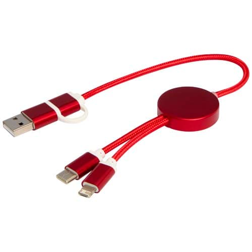 Alasia kabel do synchronizacji danych i szybkiego ładowania 5 w 1 27 W o długości 30 cm z tworzyw sztucznych i aluminium poch