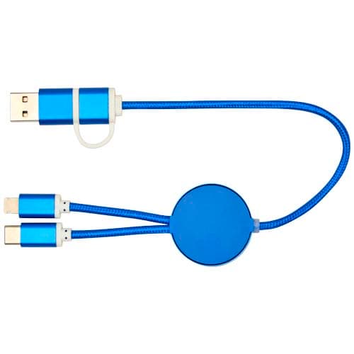 Alasia kabel do synchronizacji danych i szybkiego ładowania 5 w 1 27 W o długości 30 cm z tworzyw sztucznych i aluminium poch