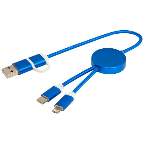 Alasia kabel do synchronizacji danych i szybkiego ładowania 5 w 1 27 W o długości 30 cm z tworzyw sztucznych i aluminium poch