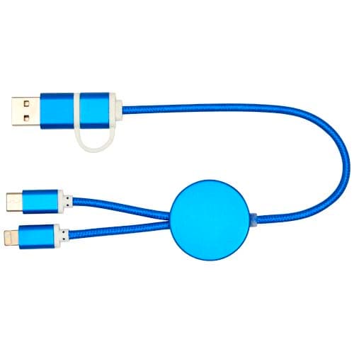 Alasia kabel do synchronizacji danych i szybkiego ładowania 5 w 1 27 W o długości 30 cm z tworzyw sztucznych i aluminium poch