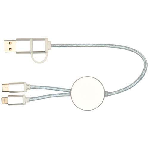 Alasia kabel do synchronizacji danych i szybkiego ładowania 5 w 1 27 W o długości 30 cm z tworzyw sztucznych i aluminium poch