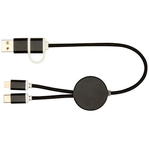 Alasia kabel do synchronizacji danych i szybkiego ładowania 5 w 1 27 W o długości 30 cm z tworzyw sztucznych i aluminium poch