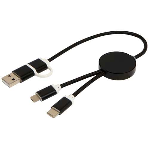 Alasia kabel do synchronizacji danych i szybkiego ładowania 5 w 1 27 W o długości 30 cm z tworzyw sztucznych i aluminium poch