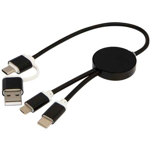 Alasia kabel do synchronizacji danych i szybkiego ładowania 5 w 1 27 W o długości 30 cm z tworzyw sztucznych i aluminium poch